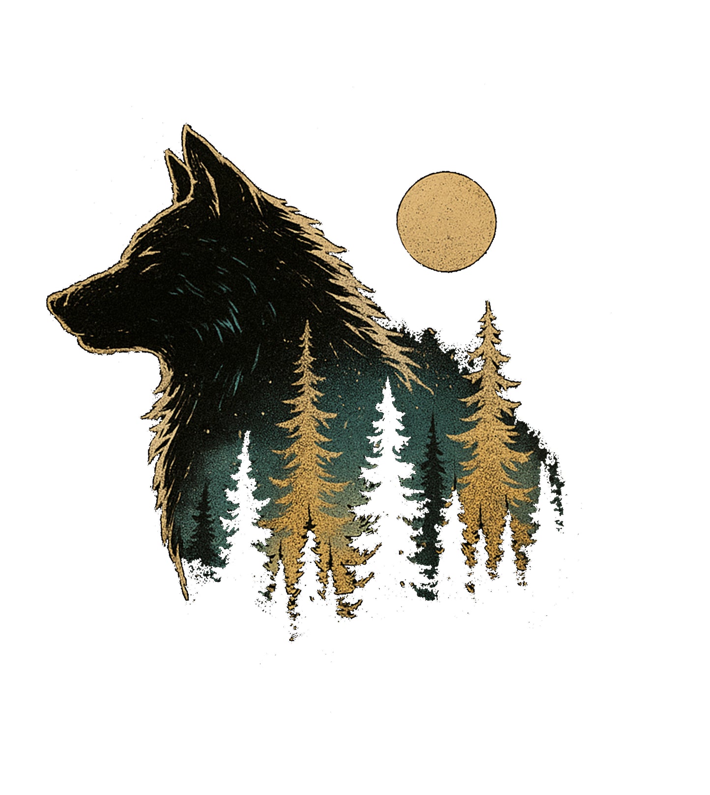 wolf t-shirt